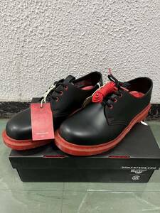 未使用 DR.MARTENS X CLOT 1461 CLOT 3 ホール シューズ UK9 28㎝/ドクターマーチン クロット 香港 赤