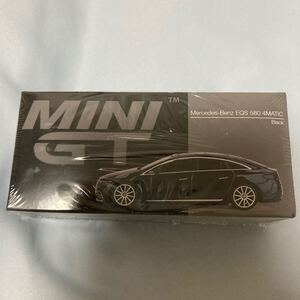 トゥルースケール　MINI GT 1/64 Mercedes-Benz メルセデスベンツ EQS 580 4MATIC ブラック 