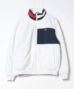 「TOMMY JEANS」 ワンポイントブルゾン S ホワイト レディース