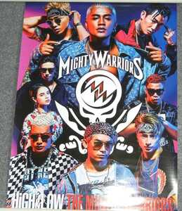 ◆ポスター◆HiGH&LOW THE MIGHTY WARRIORS／EXILE TRIBE／１