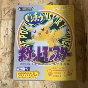 偽物注意！防湿庫保管品 【新品 未開封】ポケットモンスター ピカチュウ ゲームボーイ ソフト 任天堂 ポケモン Pikachu Nintendo GAMEBOY