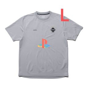 【新品】L 30周年 F.C.Real Bristol PlayStation PS30 Authentic Team Tour S/S Top Gray ブリストル プレイステーション FCRB Tシャツ