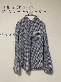 THE SHOP TK  ザ ショップティーケー長袖シャツギンガムチェック M