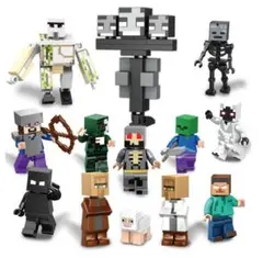 新品LEGOレゴ互換　マインクラフト　マイクラ6　ミニフィグ人形セット