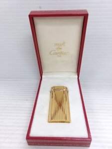 Cartier カルティエ ガス式 ライター ゴールド (3149-353)