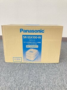 AH◇未開封品 Panasonic スチーム&可変圧力IH ジャー炊飯器 SR-SSX100 W◇パナソニック ホワイト 家電 電化製品 EA0 EB0