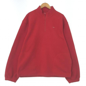 【中古】Supreme 19aw Polartec Half Zip Pullover L レッド シュプリーム[240010445863]