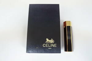 ブランド祭 喫煙グッズ祭 CELINE セリーヌ ライター 六角形 馬車 箱付