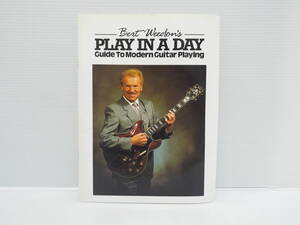 【送料無料】★楽譜★バート・ウィードン　Bert Weedon★PLAY IN A DAY★