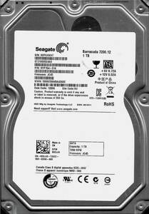 Seagate Barracuda 7200.12 ST31000524AS 1TB SATA 7200rpm 100574451 REV B