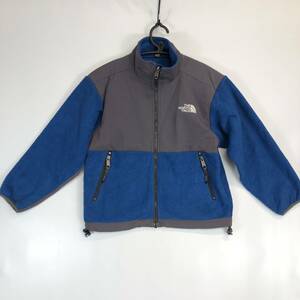 The North Face ノースフェイス デナリジャケット フリースジャケット ブルー グレー ユースSサイズ USA企画 ポーラテック