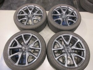 限定車★マツダ　ＲＸ-8　スピリットR　AT車　純正　18インチ　8J　+50　RX-7　等に　245/40R18　中古タイヤセット