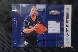 Jason Kidd 2002-03 Hoops Hot Prospect Hot Materials