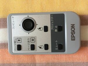 新品電池付属★送料無料★EPSON★エプソン★純正★プロジェクター用リモコン★ELPST10★126221600★中古★動作品★返金保証あり