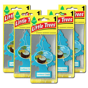 リトルツリー カリビアン コラーダ 5枚セット Little Trees 芳香剤 車 部屋 吊り下げ USA エアフレッシュナー【メール便 送料無料】