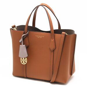 トリーバーチ トートバッグ/ショルダーバッグ バッグ レディース ペリー スモール ライトアンバーブラウン 81928 905 TORY BURCH