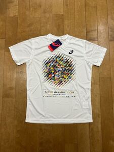 東京マラソン 2019 アシックス Tシャツ 公式 asics サイズL