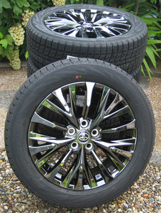 ☆ 現行アルファード 40系 Zプレミア純正ホイール 19×7J PCD120 新品未装着 225/55R19 iceGUARD7 スタットレス 4本 ☆