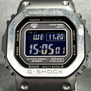 超美品 CASIO カシオ G-SHOCK ジーショック マルチバンド6 Bluetooth GMW-B5000MB-1JF 腕時計 デジタル タフソーラー 電波ソーラー 多機能