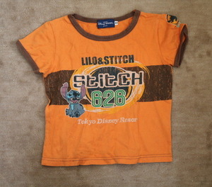 【USED】Disney RESORT:Stitchの半袖Ｔシャツ 100