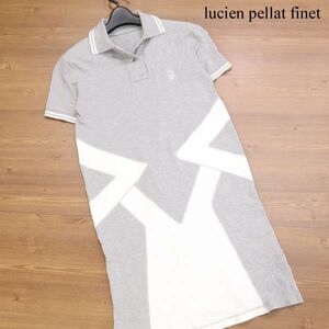 国内正規★ lucien pellat finet ルシアンペラフィネ 春夏 スカル刺繍♪ 半袖 ポロシャツ ワンピース Sz.S　レディース　D3T01340_6#A