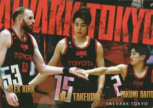 Bリーグ アルバルク東京 ソフトバンク立川南 presents アルバルク東京トレカ (2019.4.10会場配布)②