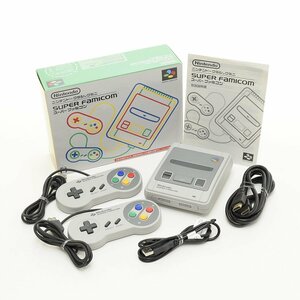 ▽522837 【美品】Nintendo ニンテンドークラシックミニ スーパーファミコン SFC CLV-301 動作確認済 任天堂