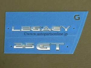 LEGACY 2.5GT リア エンブレム 2010- BM 北米 仕様 レガシィ セダン B4 部品 GENUINE PARTS US EMBLEM 海外 SUBARU 輸出 スバル 通販 BR