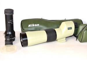 Ｍ Nikon ニコン FIELDSCOPE D=60P フィールドスコープ 単眼鏡 20x 40x 800ｍｍ Ｆ13.3 JAPAN