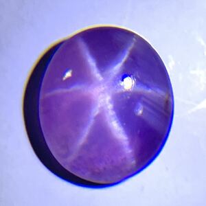 ☆天然スターサファイア 1.671ct☆M 約7.7×6.7mm ルース 裸石 宝石 ジュエリー star sapphire corundum jewelry テDG0