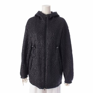 【プラダスポーツ】Prada Sport　07年 フード ジップアップ ナイロン ジャケット コート 25X058 ブラック XS 【中古】【正規品保証】190905