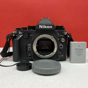 □ Nikon Df デジタル一眼レフカメラ ボディ ブラック 動作確認済 シャッター、露出計OK バッテリー ニコン