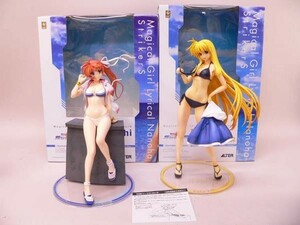 （toy） 魔法少女リリカルなのはStrikerS 「なのは」「フェイト」 水着フィギュア２体セット【中古】