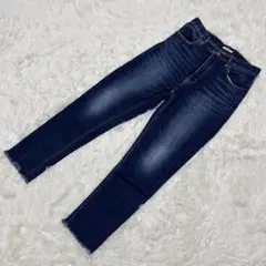 【良品】SLY JEANS ストレートデニム インディゴブルー 25 カジュアル