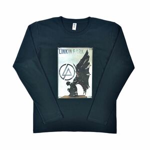 新品 リンキンパーク LINKIN PARK ウイング ロボ アンドロイド バンド ロゴ ロンT 長袖 Tシャツ XLサイズ ラウド チェスター ユニセックス