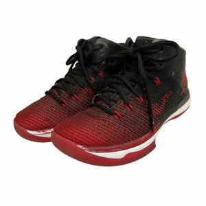 A758 NIKE ナイキ Jordan XXXI 31 Banned キッズ レディース スニーカー 約 22cm ブラックユニバーシティレッド