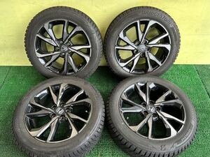 225/55R18 2020年スダットレス ブリヂストンブリザックDM-V3 タイヤアルミセット　ホンダ純正 5穴 PCD114.3 ET+50 18×8J ハブ64mm