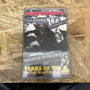 シHIPHOP,R&B PROFESSOR X - YEARS OF THE 9, ON THE BLACKHAND SIDE シングル,RARE TAPE 中古品