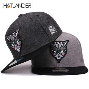 【★★新品★★】1pcs Hatlander 3D悪魔目の野球キャップレトロgorras帽子planas帽子フラットビルヒップホップ男性の女性ユニセックス