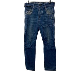 JACK&JONES デニムパンツ W36 ジャックアンドジョーンズ ボタンフライ 青 古着卸 アメリカ仕入 2312-909