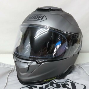 【中古美品】SHOEI ショウエイ GT-Air2 フルフェイスヘルメット Mサイズ マットディープグレー 人気 バイク 二輪 ツーリング バイザー