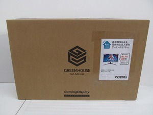 【未使用】 グリーンハウス GREEN HOUSE GH-GLCC238B-BK 23.8型 ゲーミングモニター