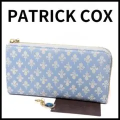 新品 パトリック コックス 長財布 デニムプリント PATRICK COX L字