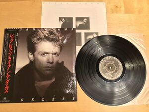 【帯+シュリンク付LP】BRYAN ADAMS / RECKLESS レックレス (AMP-28100) / ブライアン・アダムス / 84年日本盤極美品