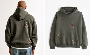 2024aw　US限定！　日本未発売　Abercrombie & Fitch Essential Popover Hoodie　LAから本物をお届け!!