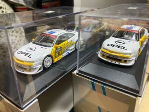 2台セット新品未展示品1/43ミニチャンプス　　　　　オペルカリブラV6DTM1993 #5 Reuter オペルカリブラV6DTM1993 #6 Rosbe