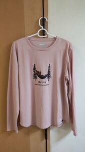 超美品マーモット MARMOT ロングスリーブ クルーネック長袖TシャツXL TOWOJB50 