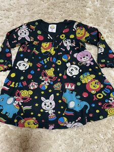 HYSTERIC MINI長袖ワンピース80★ヒステリックミニ　ワンピース　ベビーkids 総柄　ヒスミニ