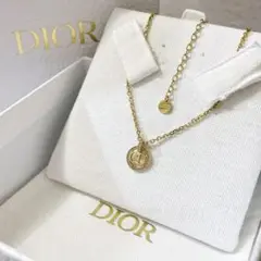 ✨超美品・現行✨DIOR petit CD ストーン ネックレス ゴールド