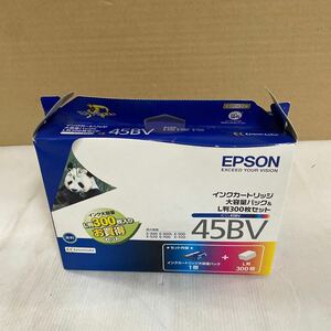 EPSON インクカードリッジ 使用推奨期限切れ 大容量パック&L判300枚セット ICCL45V 適合 E-300 309L 500 520 700 720 未開封保管品